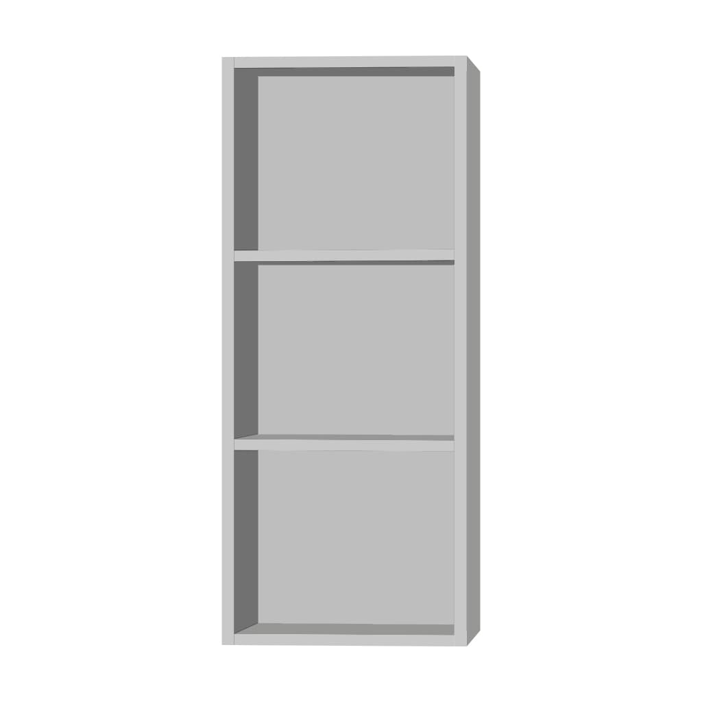 Кухонный шкаф открытый 960х150х315мм Серый